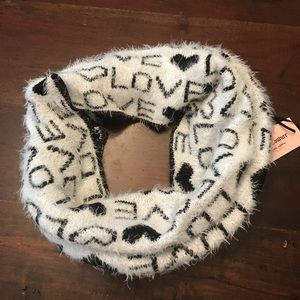 Juicy Cowl Scary. Black and white. Love print